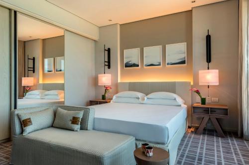 Suite Doble Grand con cama grande del hotel Grand Hyatt Rio De Janeiro