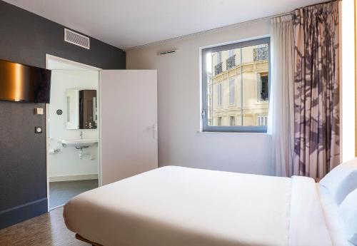 Habitación Doble adaptada para personas con movilidad reducida del hotel B&B Marseille Centre La Joliette. Foto 3