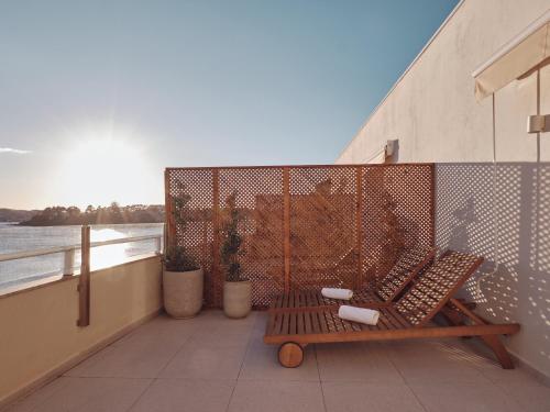 Suite con vistas al mar del hotel Atlante Sanxenxo Boutique. Foto 15