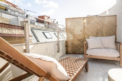 Habitación Doble con Terraza del hotel Atlante Sanxenxo Boutique. Foto 1