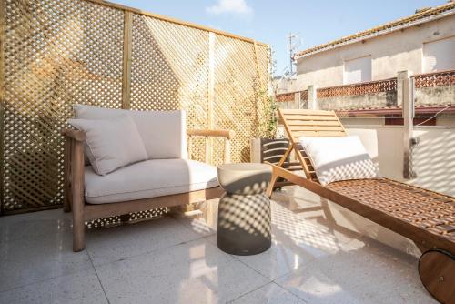 Habitación Doble con Terraza del hotel Atlante Sanxenxo Boutique. Foto 2