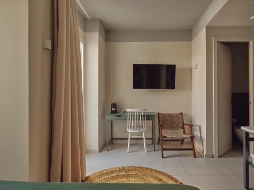 Habitación Doble con Terraza del hotel Atlante Sanxenxo Boutique. Foto 5