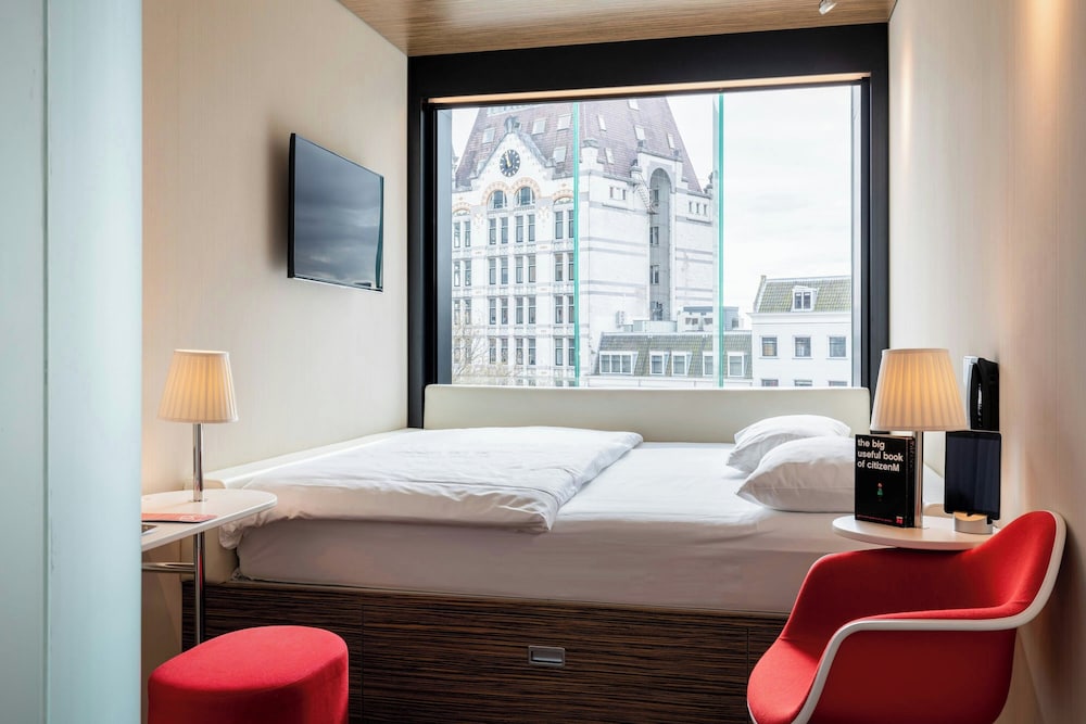 Habitación, 1 cama de matrimonio grande (High floor) del hotel Citizenm Rotterdam
