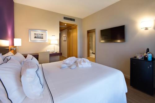 Habitación Doble Premium con vistas del hotel AZZ Salamanca Montalvo