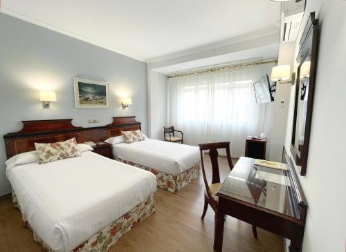 Habitación Doble - 1 o 2 camas del hotel Rias Bajas. Foto 1