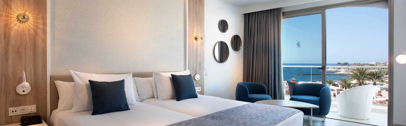 Habitación doble Vista Parcial Mar del hotel Guayarmina Princess - Adults Only