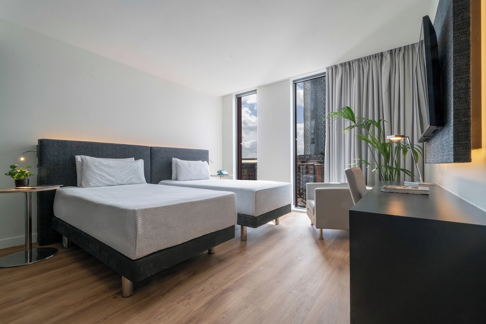 Habitación INNSiDE - Twin con vistas a la ciudad del hotel Innside By Meliá Manchester