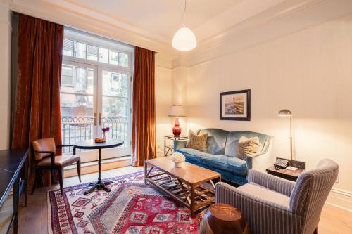 Suite 1 Cama king Vista Patio del hotel The Greenwich. Foto 3