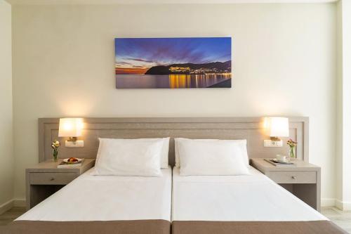Habitación Doble Estándar con vistas laterales al mar - 2 camas del hotel Helios Costa Tropical. Foto 3
