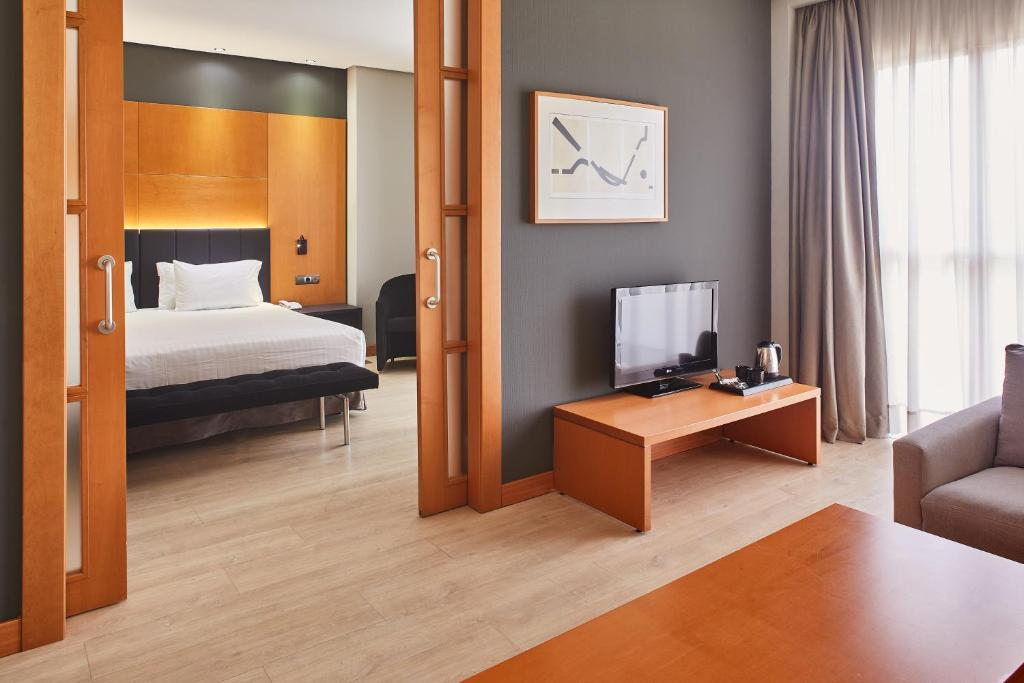 Suite del hotel Silken Puerta Madrid