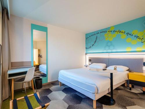 Habitación Estándar con 1 cama doble del hotel Ibis Styles Strasbourg Stade De La Meinau. Foto 4