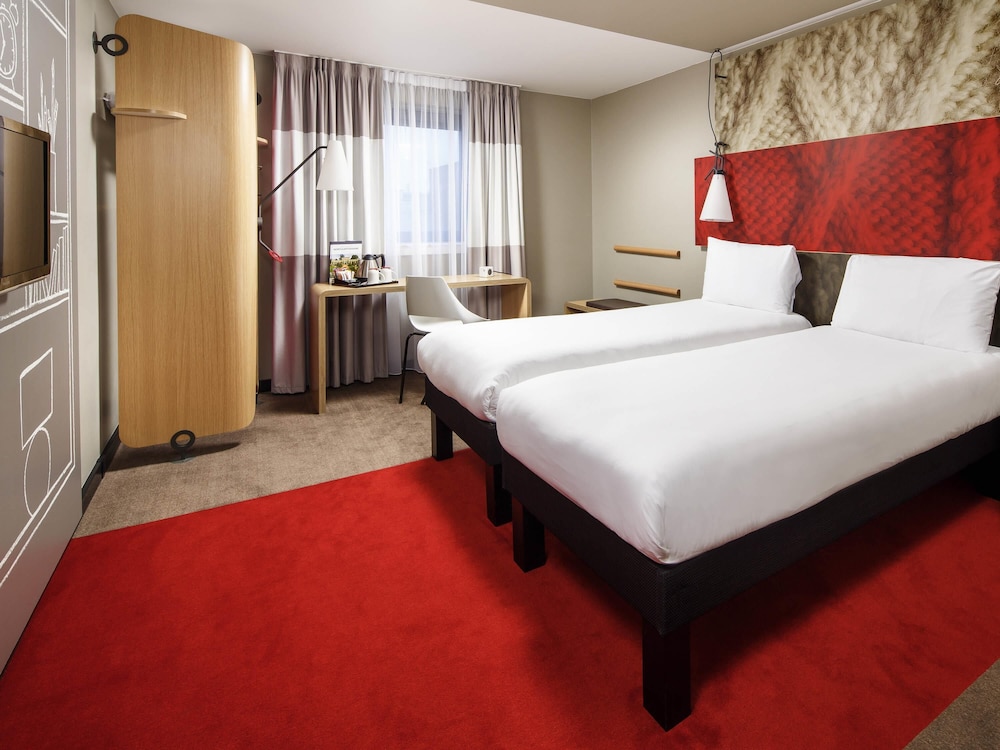 Habitación estándar con 2 camas individuales del hotel Ibis Rouen Centre Champ De Mars