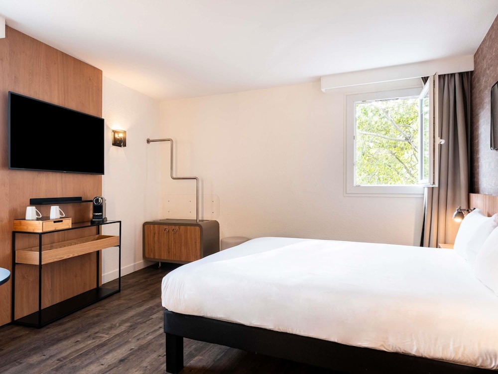 Habitación Doble Estándar Adaptada para Discapacitados del hotel Ibis Styles Lyon Villeurbanne Parc De La Tête D'or. Foto 3