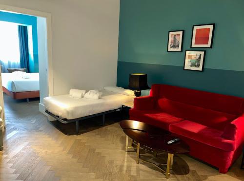 Junior suite 1 Cama Individual 1 Cama doble del hotel Vincci The Mint. Foto 4