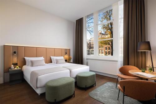 Habitación Doble Superior con vistas a la ciudad - 1 o 2 camas del hotel Nh City Centre Amsterdam