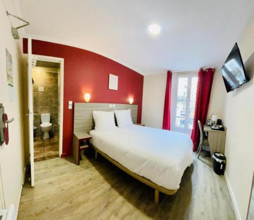 Habitación Doble del hotel Hipotel Paris Gambetta Republique. Foto 4