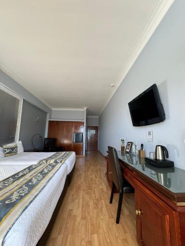 Habitación Familiar del hotel Onix. Foto 2