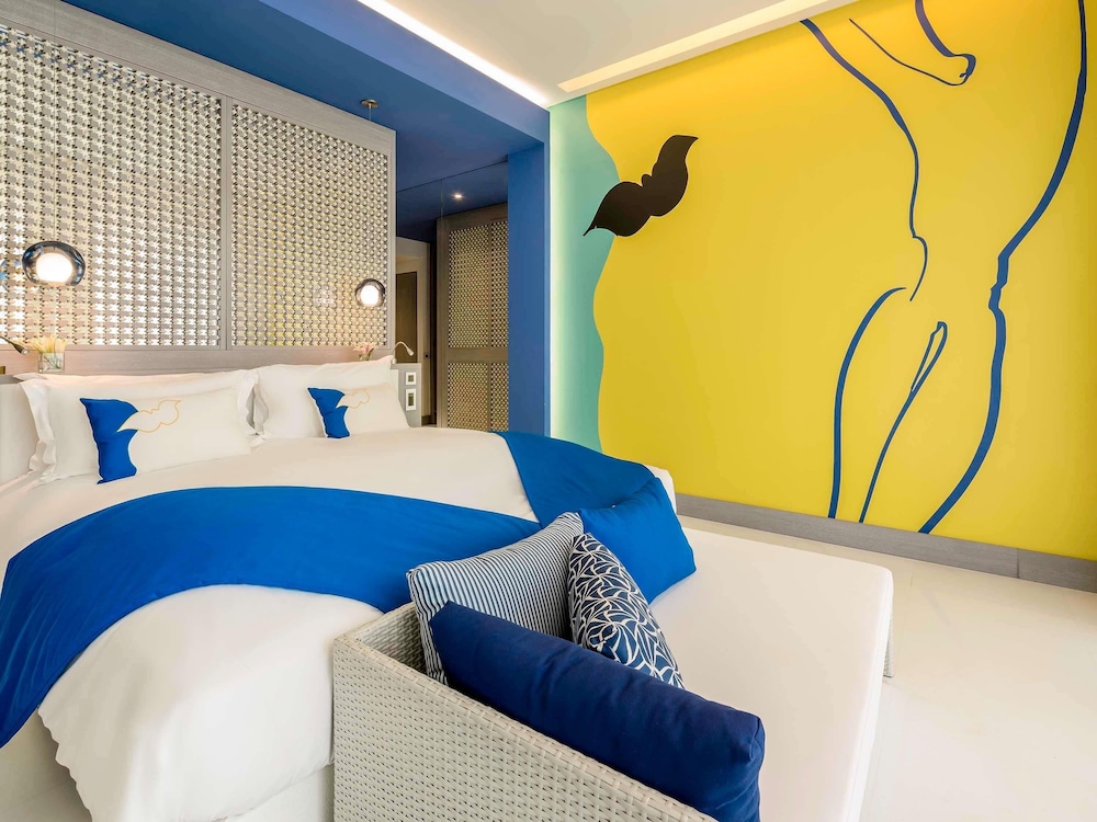Habitación de lujo, 1 cama king size, vistas al jardín, terraza privada del hotel Sofitel Tamuda Bay Beach and Spa