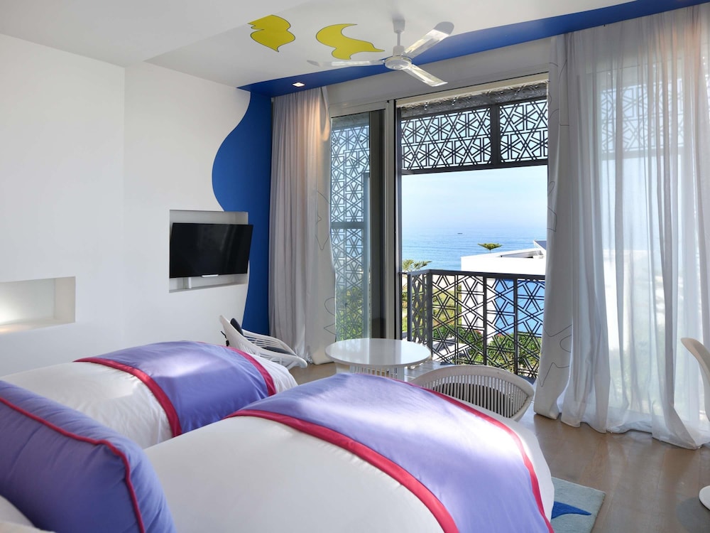 Habitación de lujo, 2 camas individuales, vistas a la piscina, terraza privada del hotel Sofitel Tamuda Bay Beach and Spa