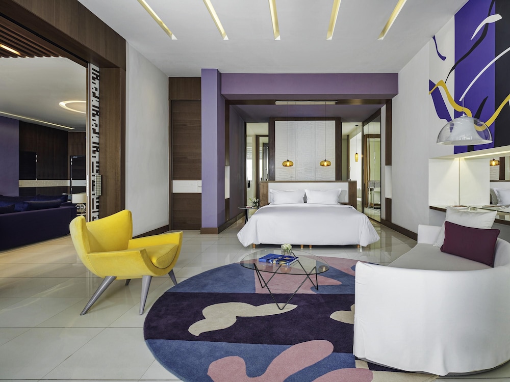 Suite Opera, 1 cama king size, vistas panorámicas al mar, terraza privada con bañera de hidromasaje del hotel Sofitel Tamuda Bay Beach and Spa