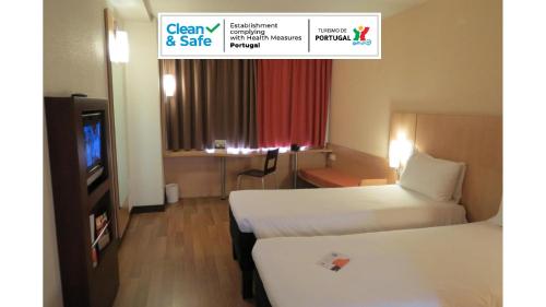 Habitación doble 2 Camas individuales del hotel Ibis Braga