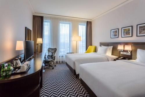 Habitación Doble - 2 camas del hotel Hilton Garden Inn Krakow Airport