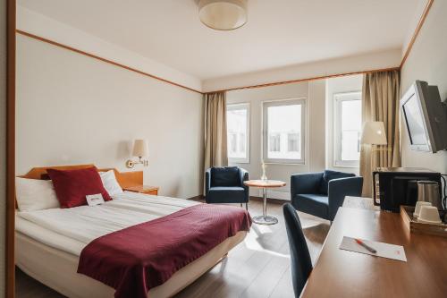 Small Double Room - 140cm bed del hotel 2home Stockholm South. Foto 5