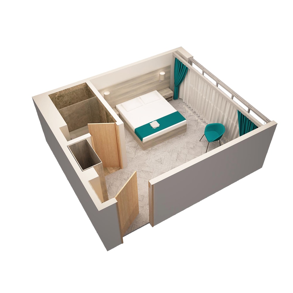 Habitación Grand doble, 1 cama doble del hotel The Lion and Key. Foto 5