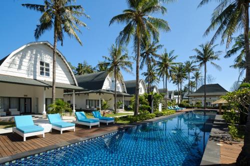 Alojamiento Doble Premier Lumbung del hotel Jambuluwuk Oceano Resort Gili Trawangan