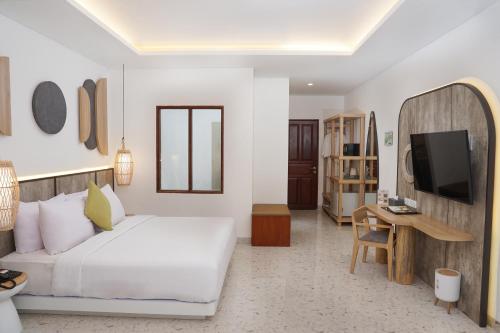 Suite frente a la playa del hotel Jambuluwuk Oceano Resort Gili Trawangan. Foto 5