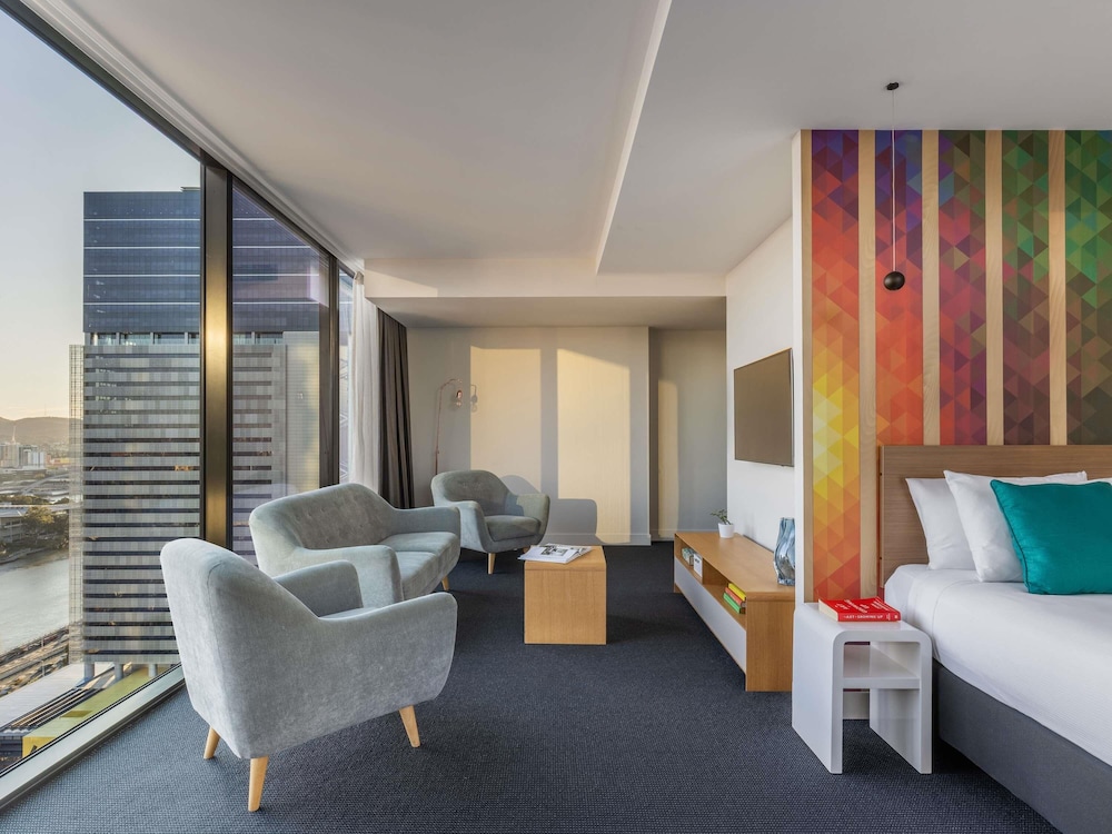 Suite Ejecutiva con 1 cama king size, Ribera del río del hotel Ibis Styles Brisbane Elizabeth Street