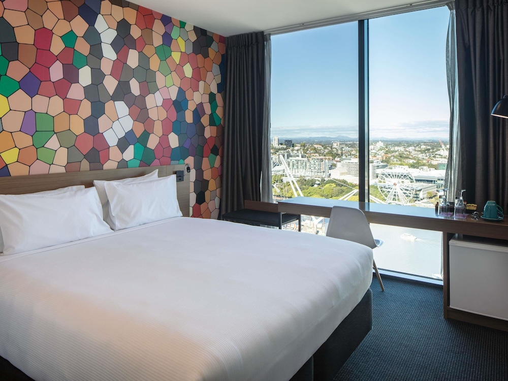 Habitación Superior 1 Cama Queen Vistas al Río del hotel Ibis Styles Brisbane Elizabeth Street