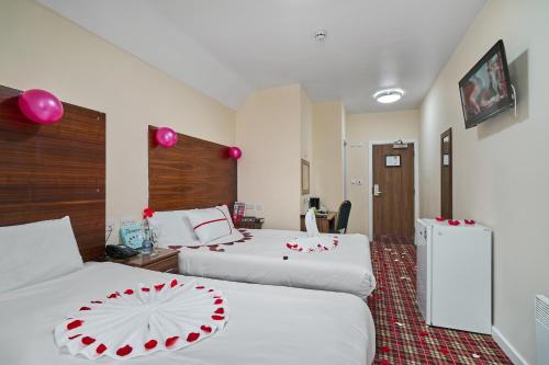 Habitación cuádruple del hotel Lucky 8. Foto 9