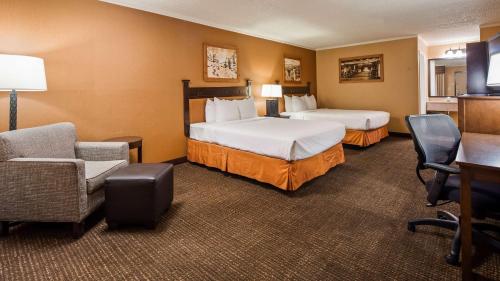 Habitación con vistas adaptada para personas de movilidad reducida - 2 camas grandes del hotel Best Western Plus Ruby's Inn. Foto 4