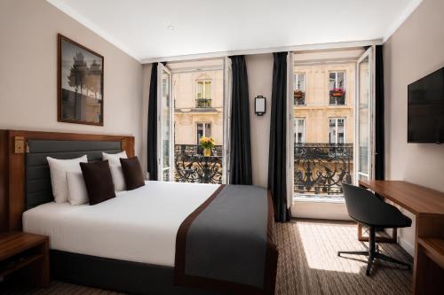 Deluxe King Room with King Bed and Balcony del hotel Mayflower Opéra