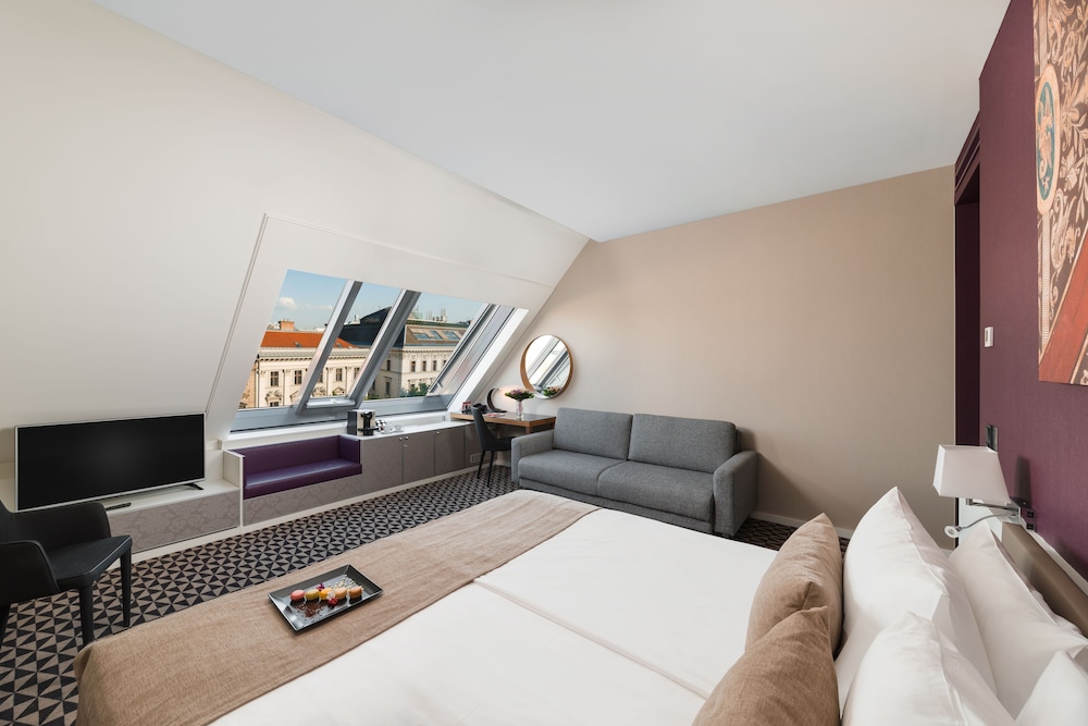 Top Floor Executive Double del hotel Moments Budapest by Continental Group