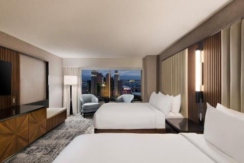 MGM reformada con 2 camas grandes del hotel Mgm Grand and Casino