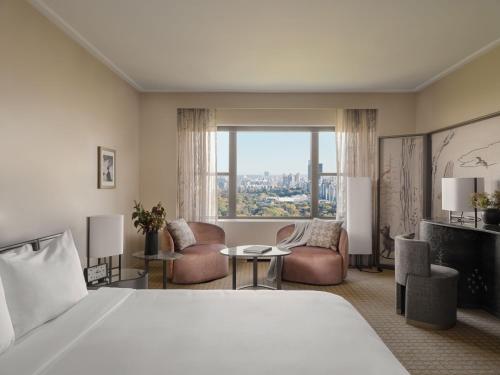 Habitación Park con cama extragrande y vistas del hotel Park Lane New York