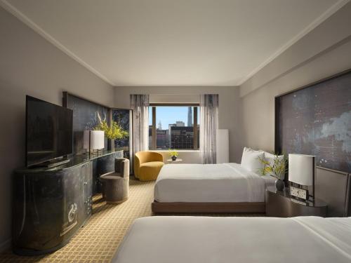 Habitación con vistas a la ciudad - 2 camas grandes del hotel Park Lane New York. Foto 1
