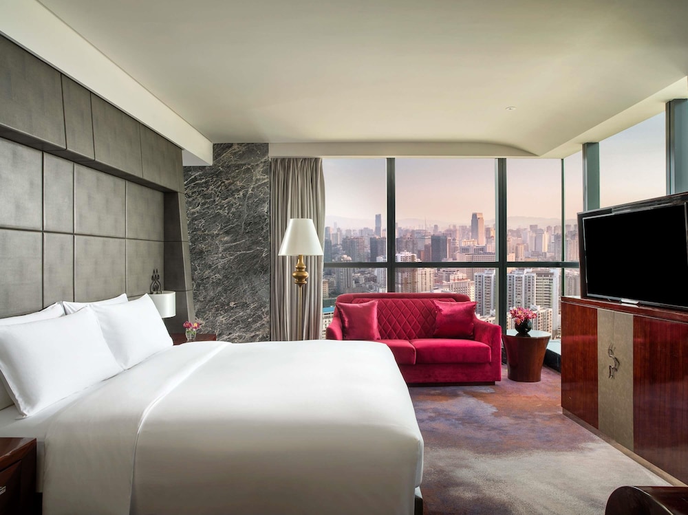Habitación de lujo, 1 cama de matrimonio grande del hotel Sofitel Kunming