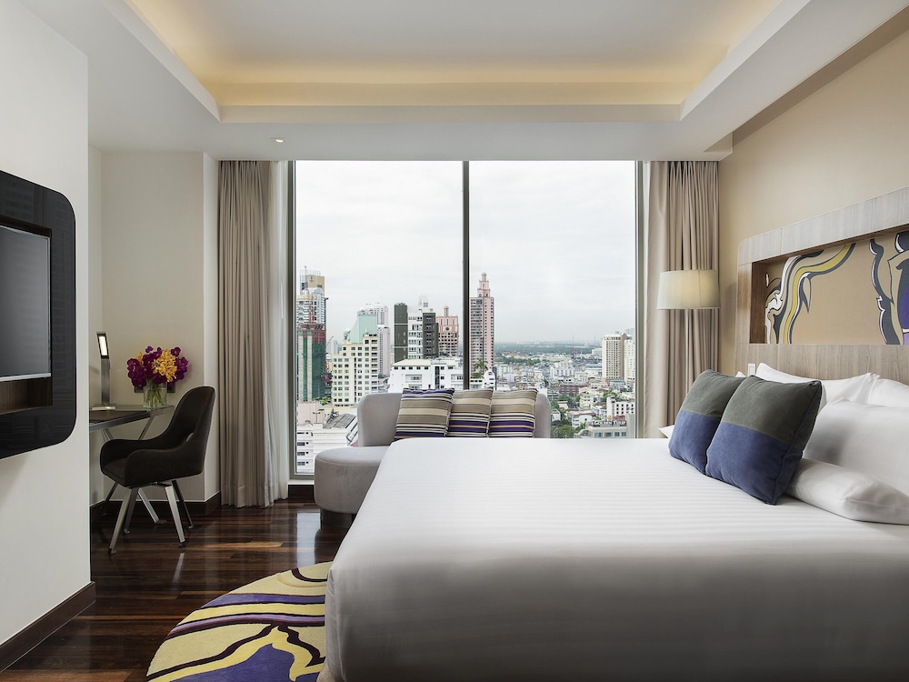 HABITACIÓN DELUXE, 1 Cama King Size, Vistas a la Ciudad del hotel Novotel Bangkok Sukhumvit 20