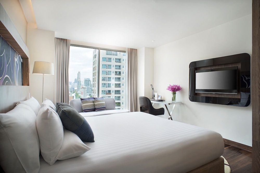 HABITACIÓN EJECUTIVA, 1 Cama King Size, Piso Alto del hotel Novotel Bangkok Sukhumvit 20