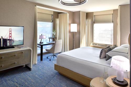 Alojamiento Deluxe - 1 cama extragrande - Adaptado para personas de movilidad reducida del hotel Zoe Fisherman's Wharf