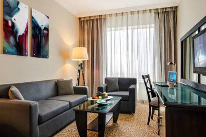 Suite de 1 dormitorio del hotel Towers Rotana. Foto 5