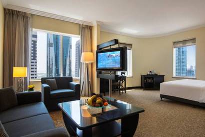 Alojamiento Familiar Prémium con cama extragrande del hotel Towers Rotana. Foto 6