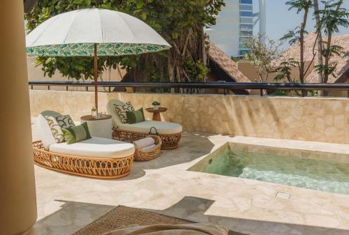 One Bedroom Al Bahar Villa with Private Pool - Way Airport Transfer, Butler Service, Daily Breakfast in - villa & Afternoon Tea, Evening Drinks & Canapes del hotel Jumeirah Beach. Foto 9
