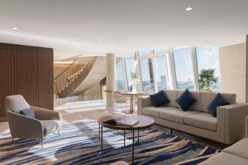 Presidential Duplex Suite with Private Balcony - includes Daily Breakfast & Afternoon Tea, Evening Drinks & Canapes and Club Privileges del hotel Jumeirah Beach. Foto 1