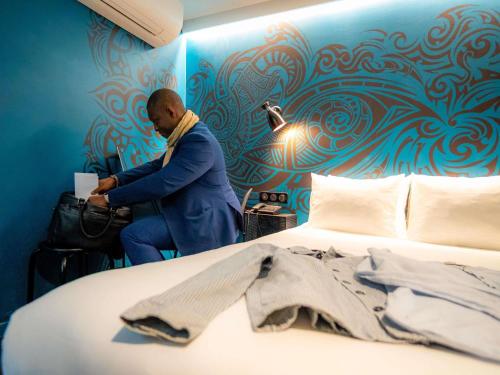 Habitación Individual Estándar del hotel Ibis Styles Paris Gare De L'est Magenta. Foto 10