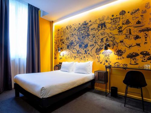 Habitación Doble Estándar del hotel Ibis Styles Paris Gare De L'est Magenta. Foto 11