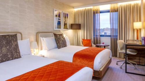 Habitación Doble Premium con 2 camas dobles del hotel CROWNE PLAZA - LONDON KINGS CROSS. Foto 3